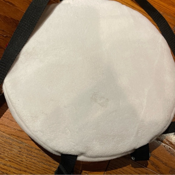 2016 Pokemon Pokeball Plush Backpack WHITE & RED Stuffed Bag - Picture 4 of 6